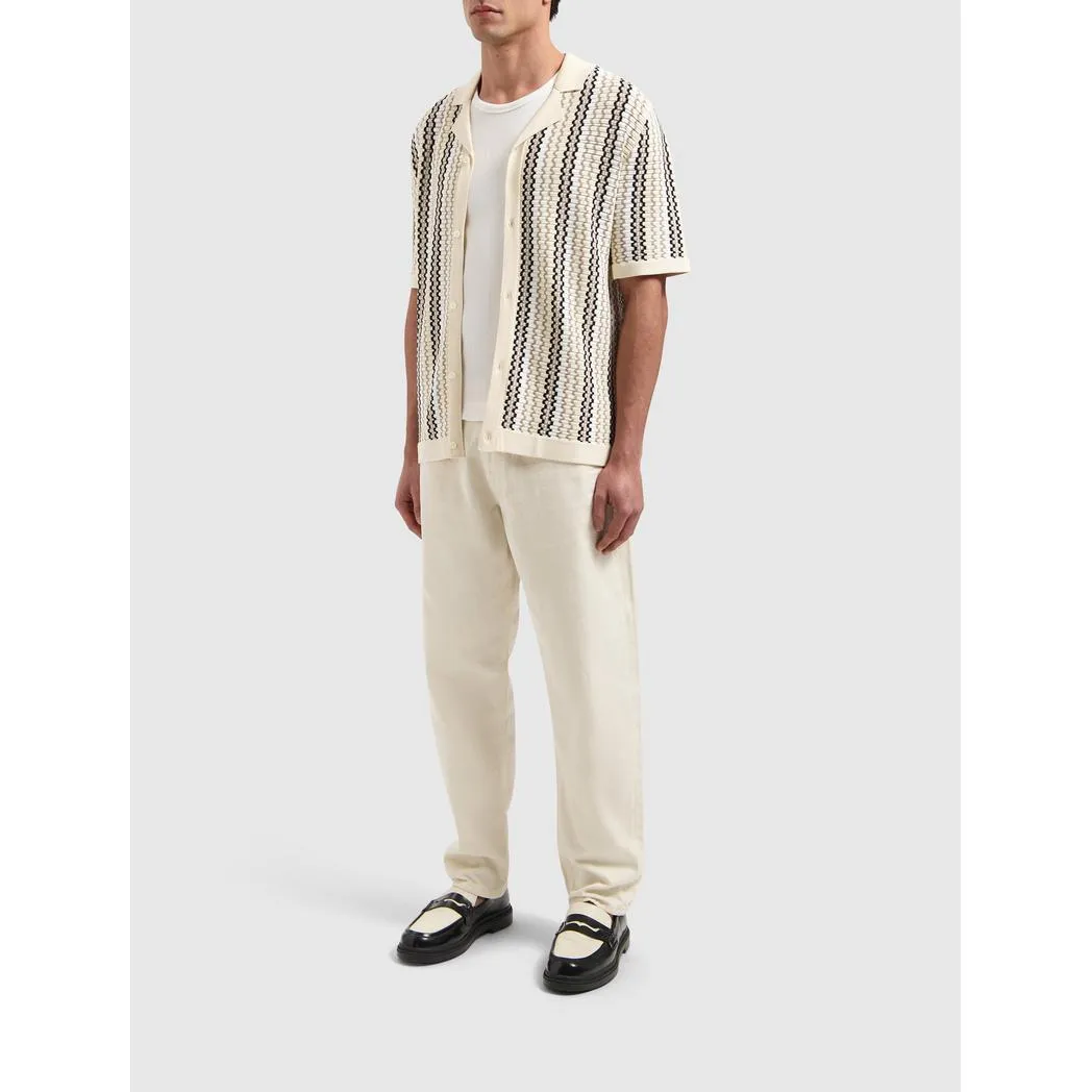 Ajour Knitwear Shirt  Sand