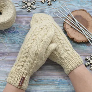 Crochet mittens pattern, US standard terms, Skill level beginner
