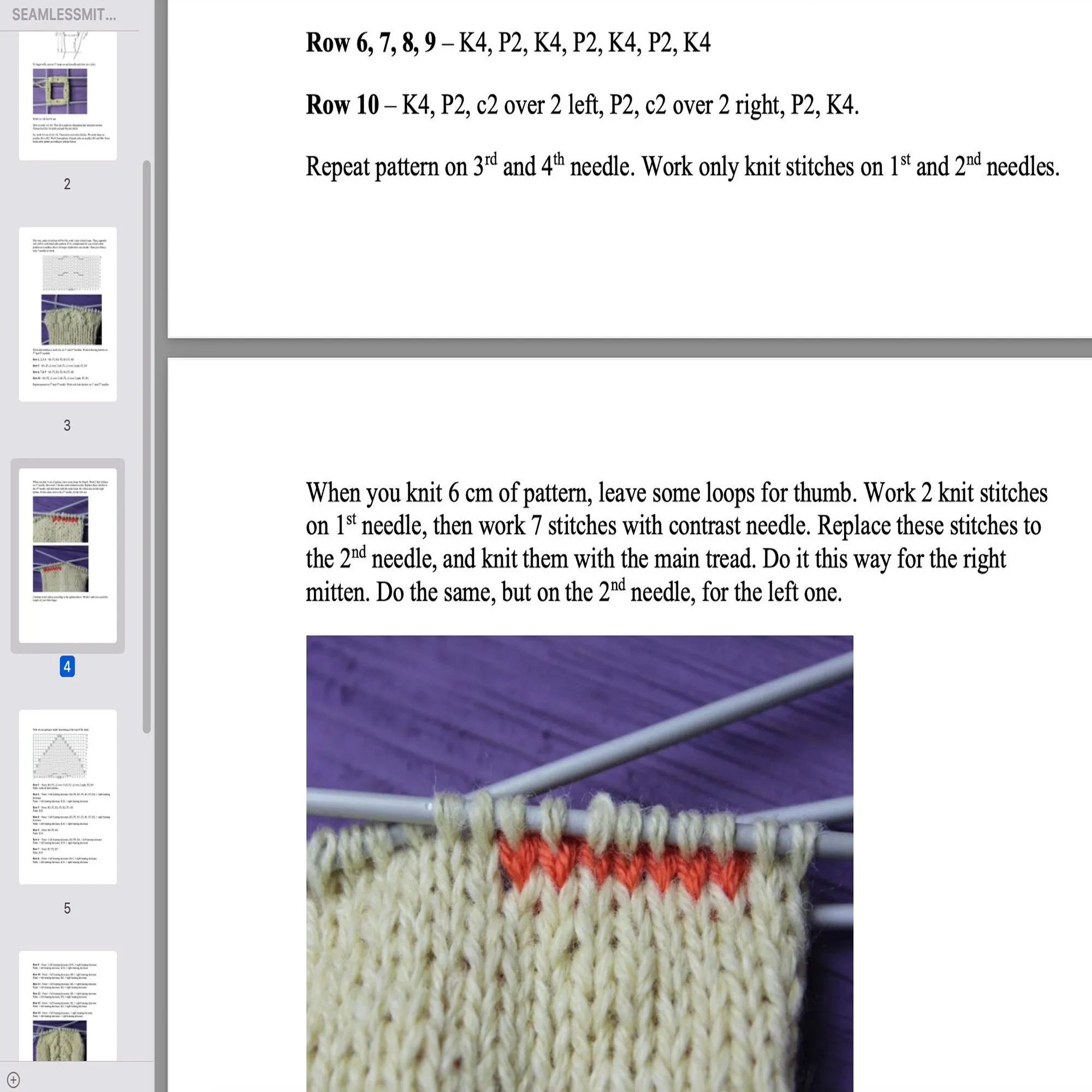 Crochet mittens pattern, US standard terms, Skill level beginner