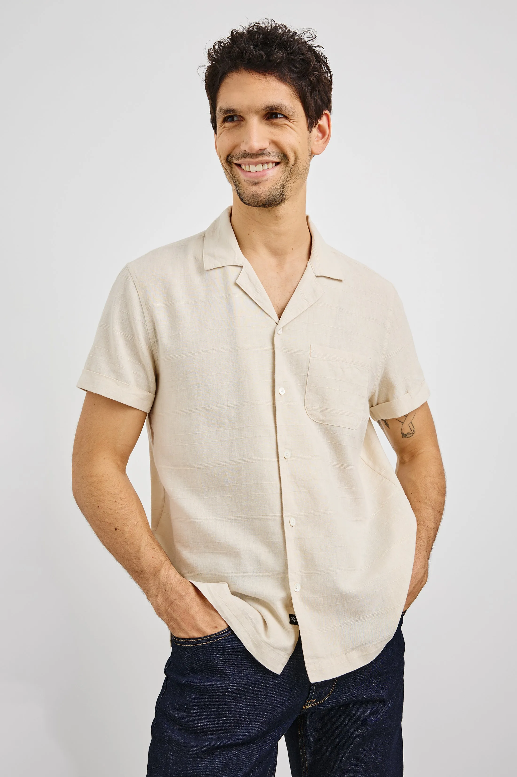 DAVIS SHIRT - NOUGAT