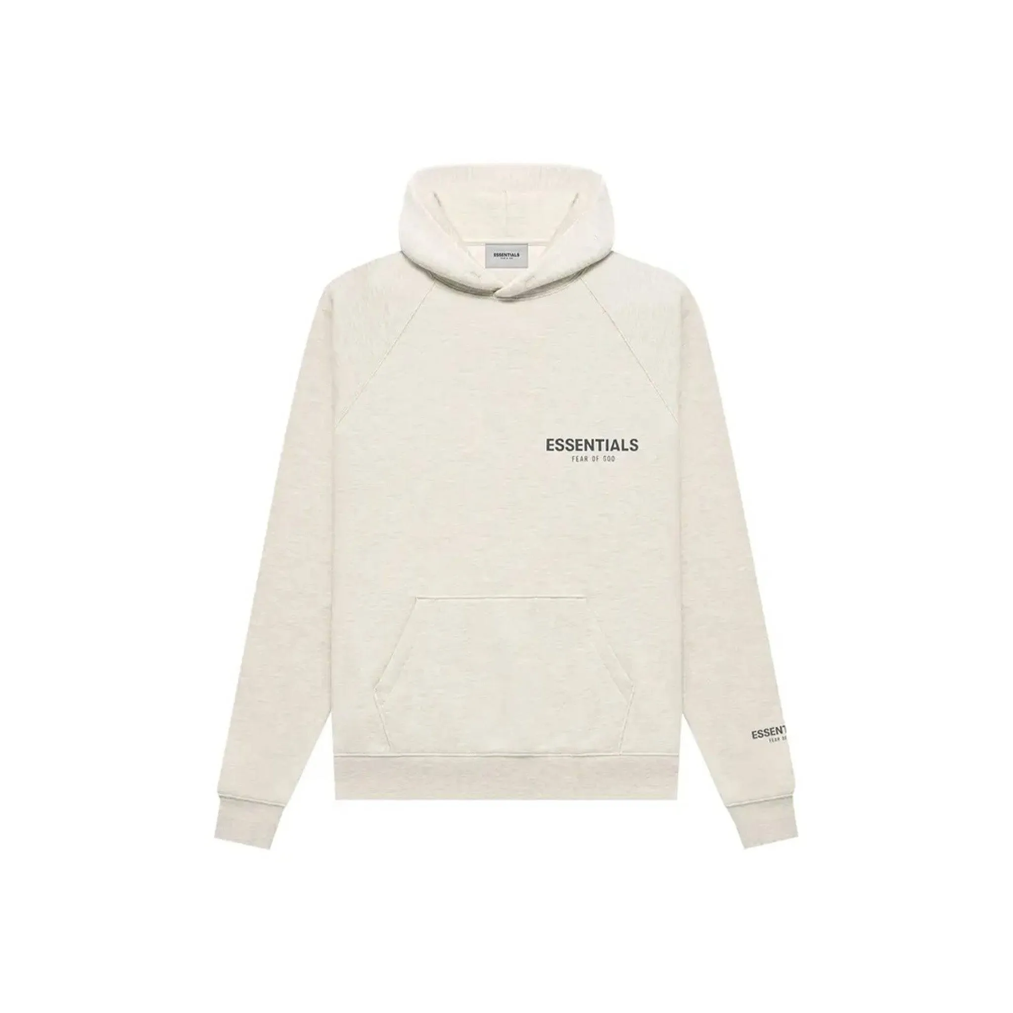 Fear of God Essentials Core Collection Pullover Hoodie Light Heather Oatmeal