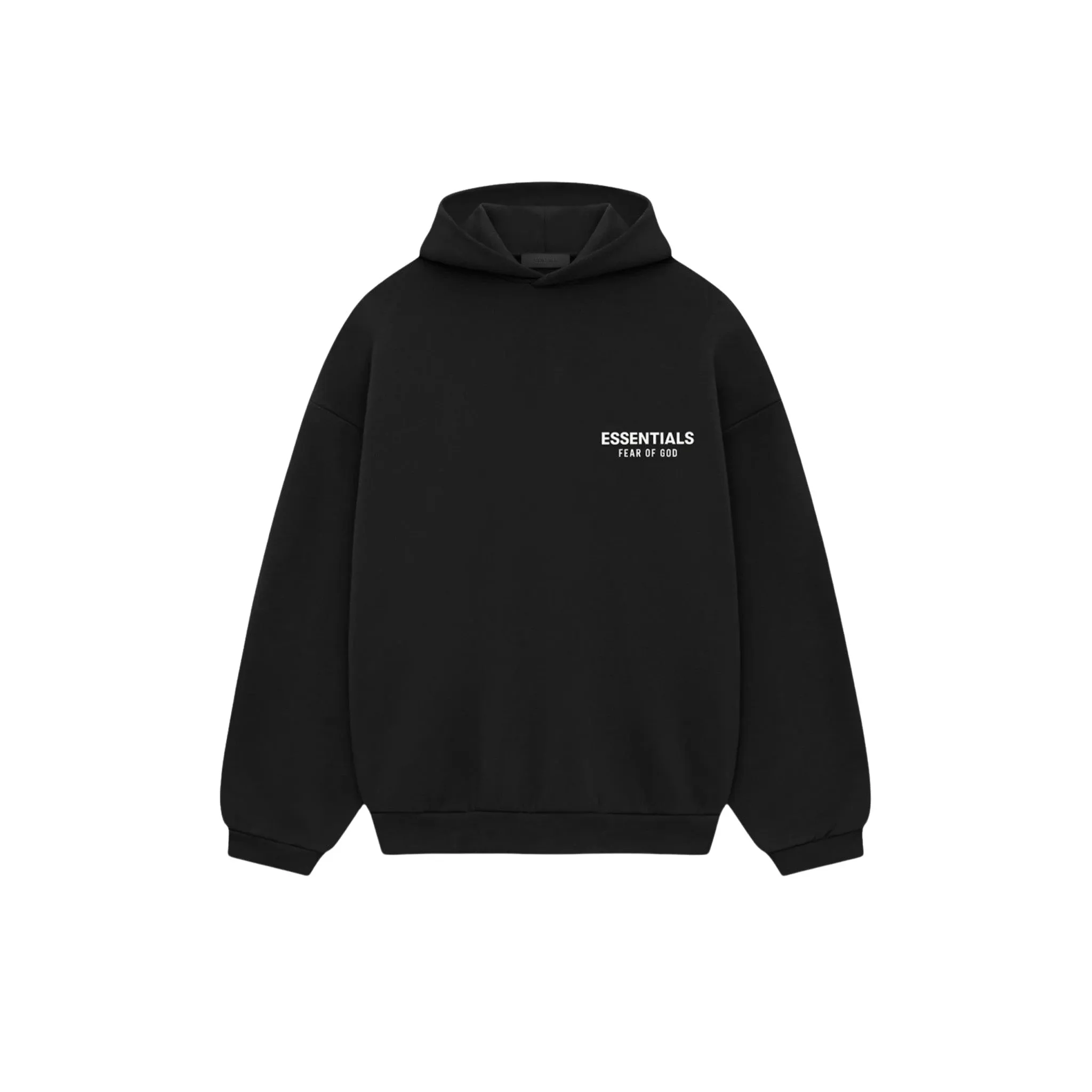 Fear of God Essentials Fleece Hoodie (FW24) Black