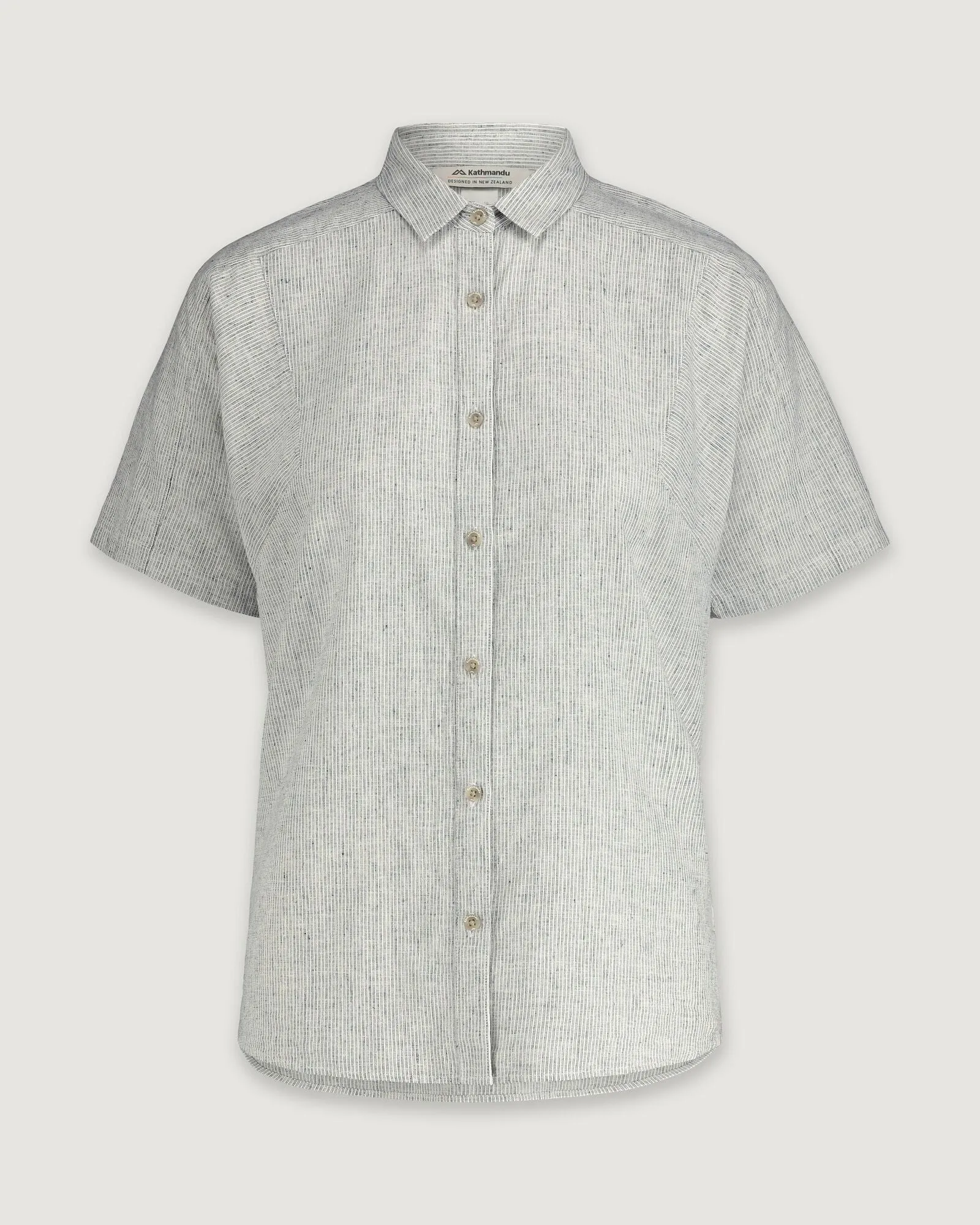 Flaxton Wmns S/S Shirt v3 - Night Mini Stripe