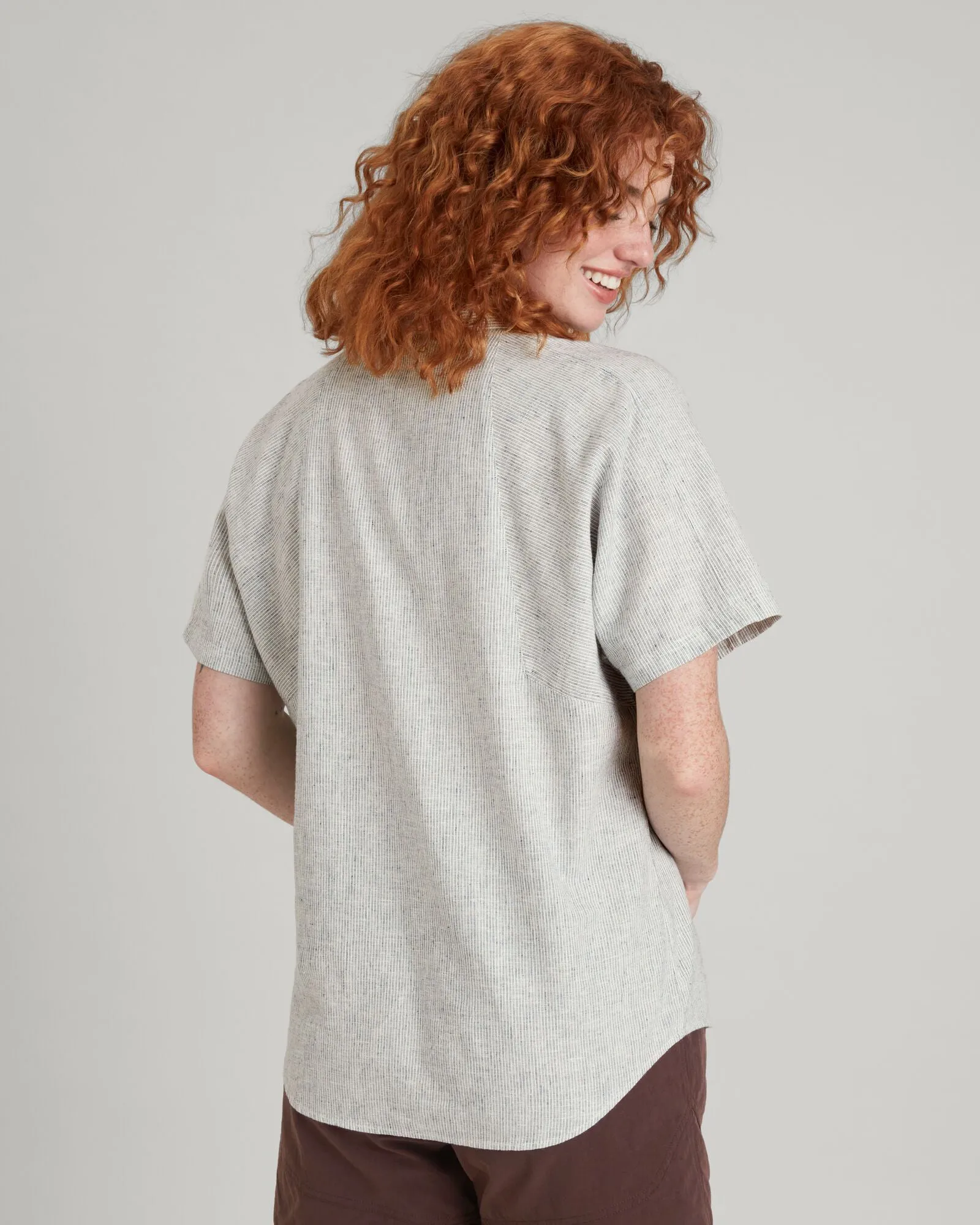 Flaxton Wmns S/S Shirt v3 - Night Mini Stripe