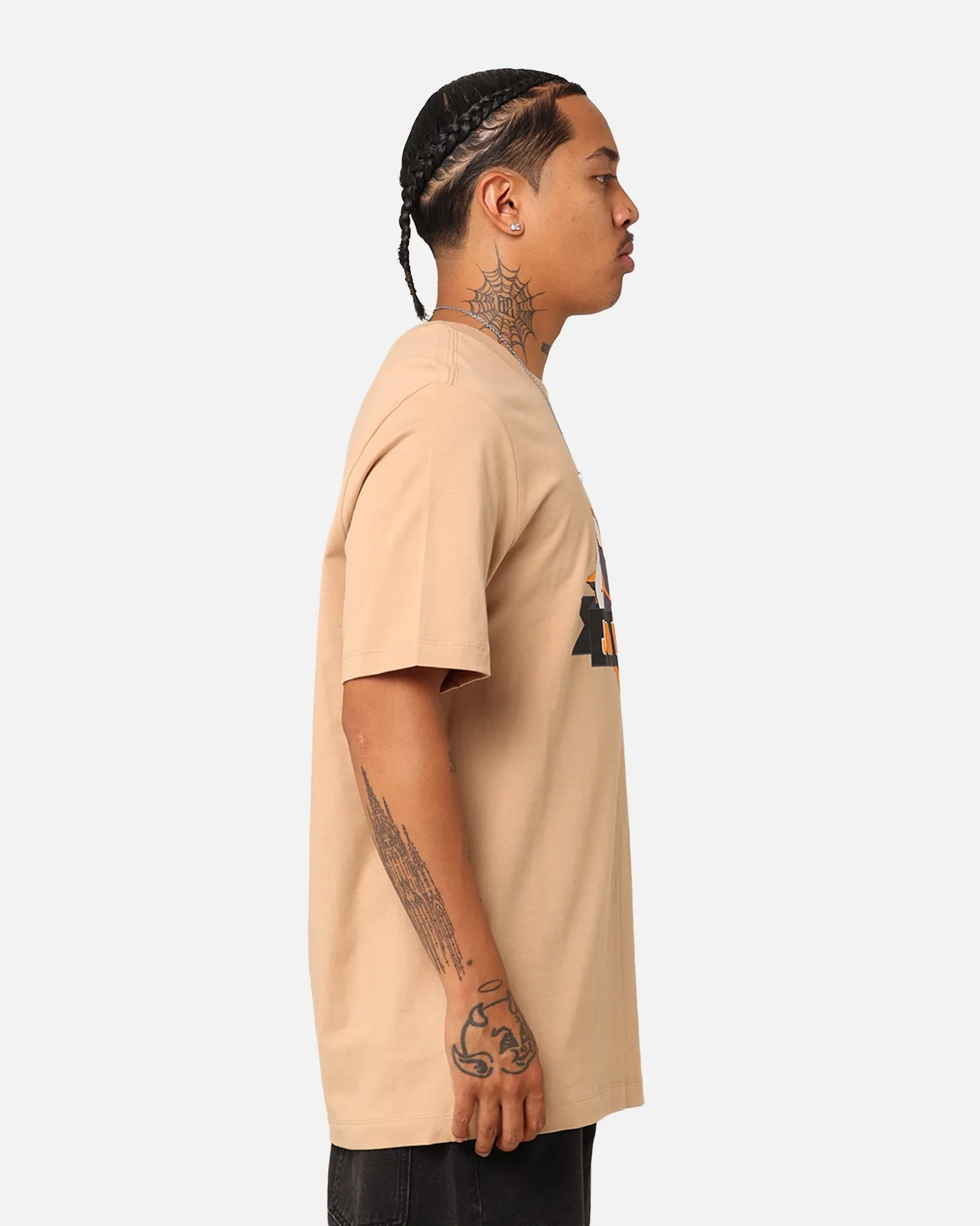 Jordan Flight MVP T-Shirt Hemp/Black/Vivid Orange
