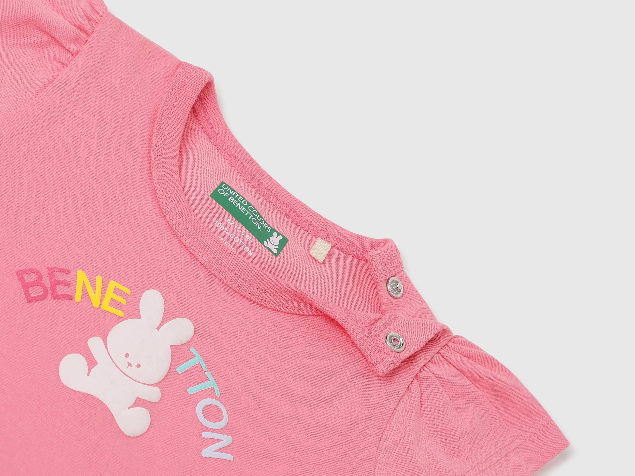Pack of 2 Regular Fit Round Neck Printed Baby T-Shirts