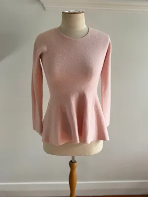 Standard Issue Pink Peplum top