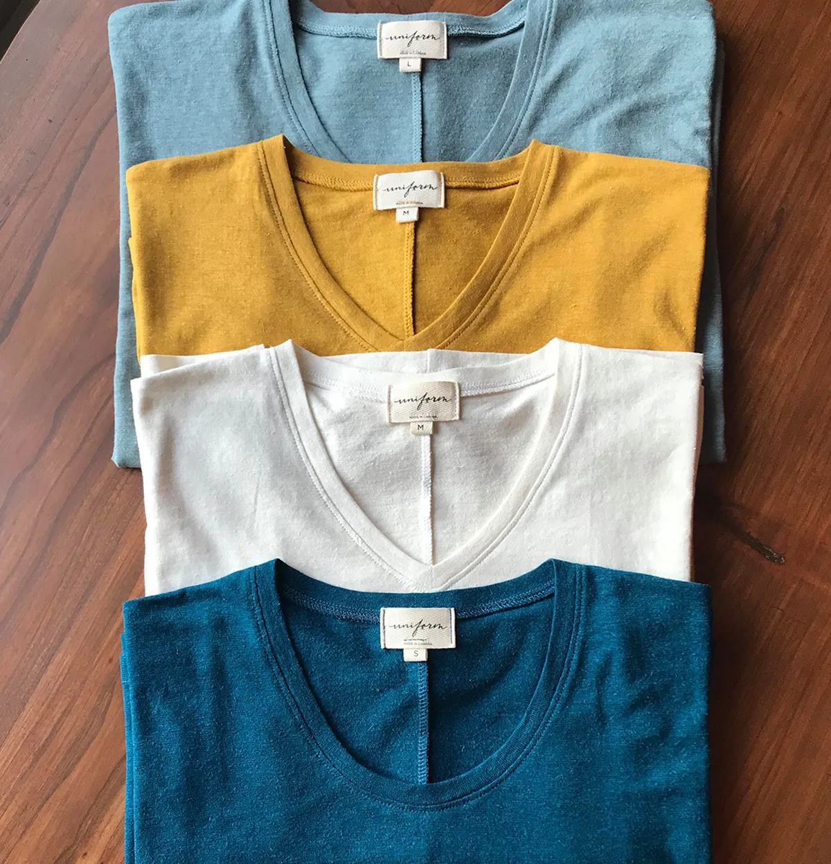 The T Shirt-V Neck-Hemp Jersey-Tall