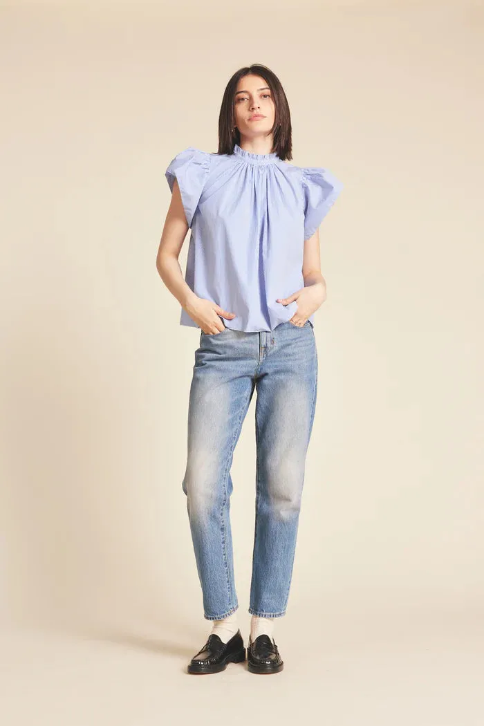 Trovata Birds of Paradis Carla High Neck Shirt