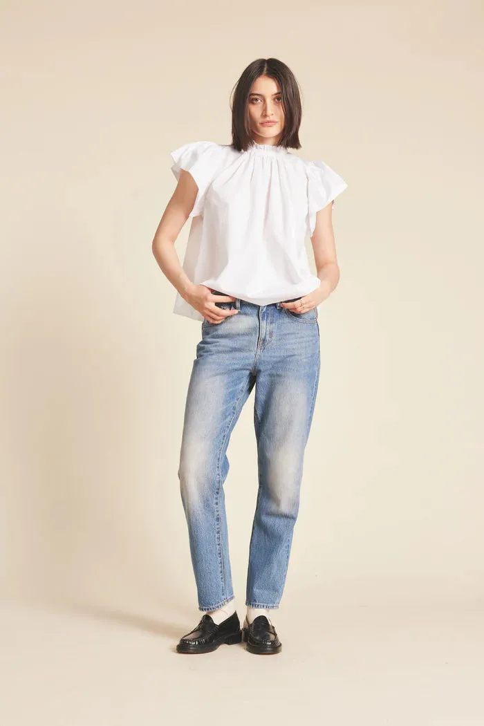 Trovata Birds of Paradis Carla High Neck Shirt