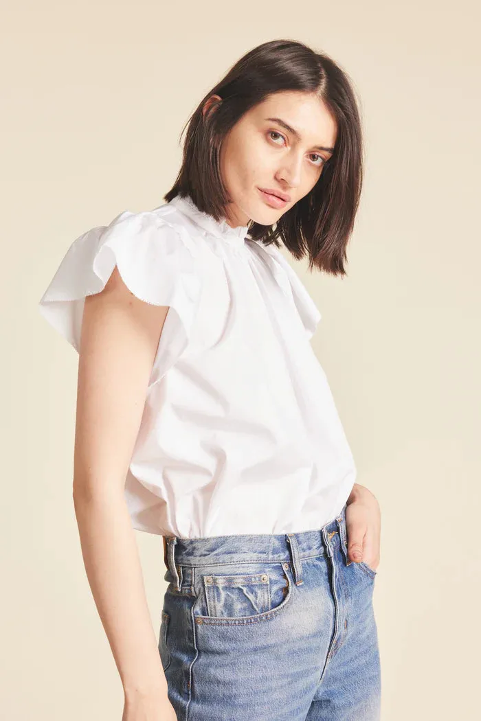 Trovata Birds of Paradis Carla High Neck Shirt