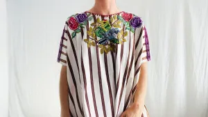 Vintage Guatemalan Huipil. Santiago Atitlan. Birds